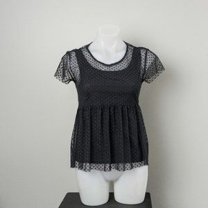 NWT George Lace top with under cami - XL - 14/16